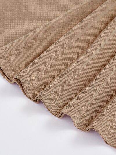 Round Neck Long Sleeve Top and Skirt Set for a perfect OOTD – dress to impress outfits from Amexza