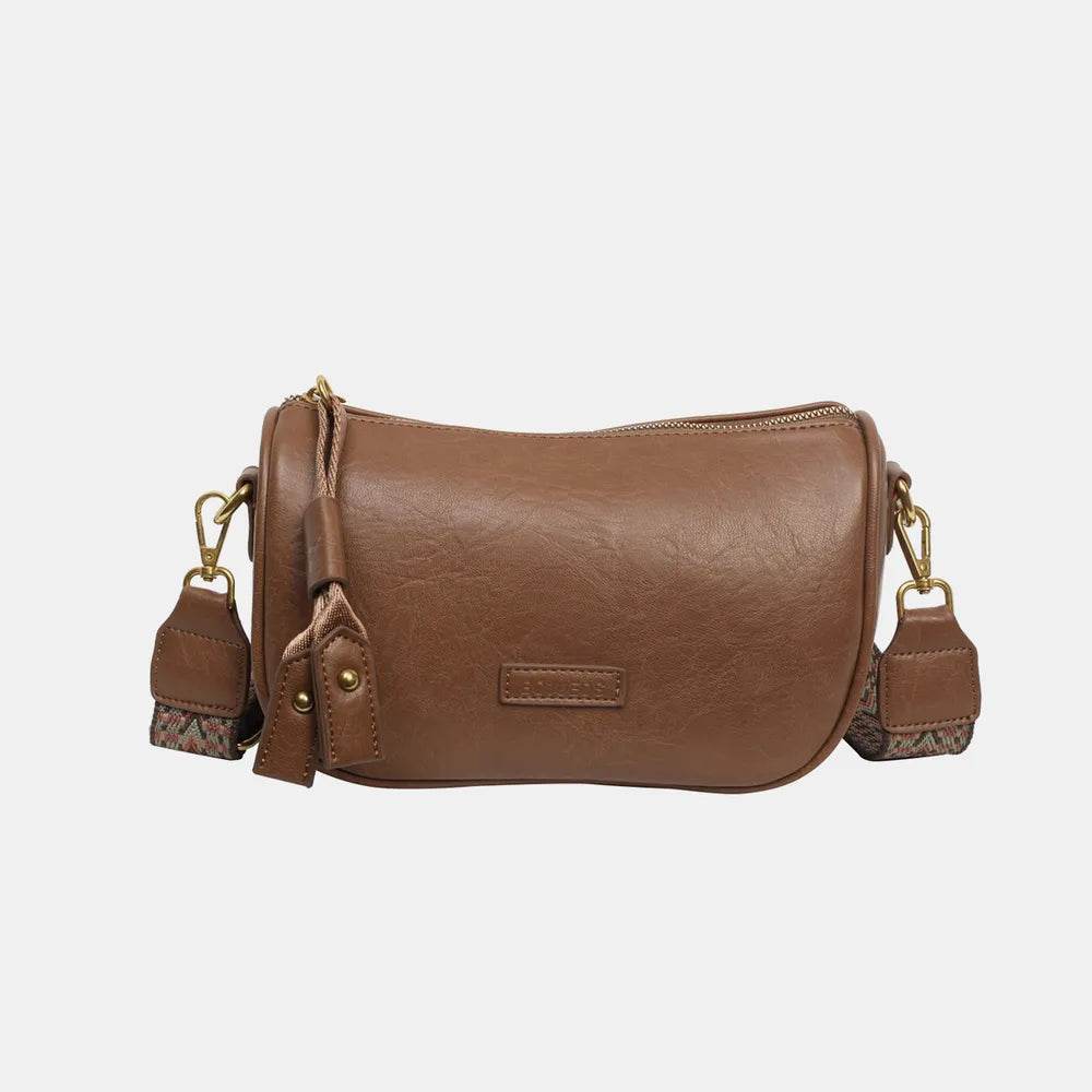 PU Leather Shoulder Bag Camel One Size for a perfect OOTD – dress to impress outfits from Amexza
