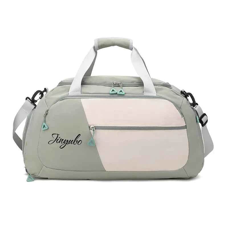 Contrast Nylon Travel Bag Sage One Size for a perfect OOTD – dress to impress outfits from Amexza