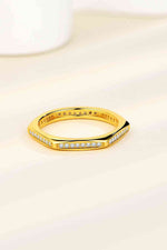 Moissanite 925 Sterling Silver Ring for a perfect OOTD – dress to impress outfits from Amexza