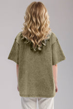 Basic Bae Round Neck Half Sleeve T-Shirt - Amexza