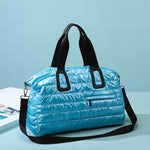 Quilted Nylon Oversize Travel Bag Cerulean One Size for a perfect OOTD – dress to impress outfits from Amexza