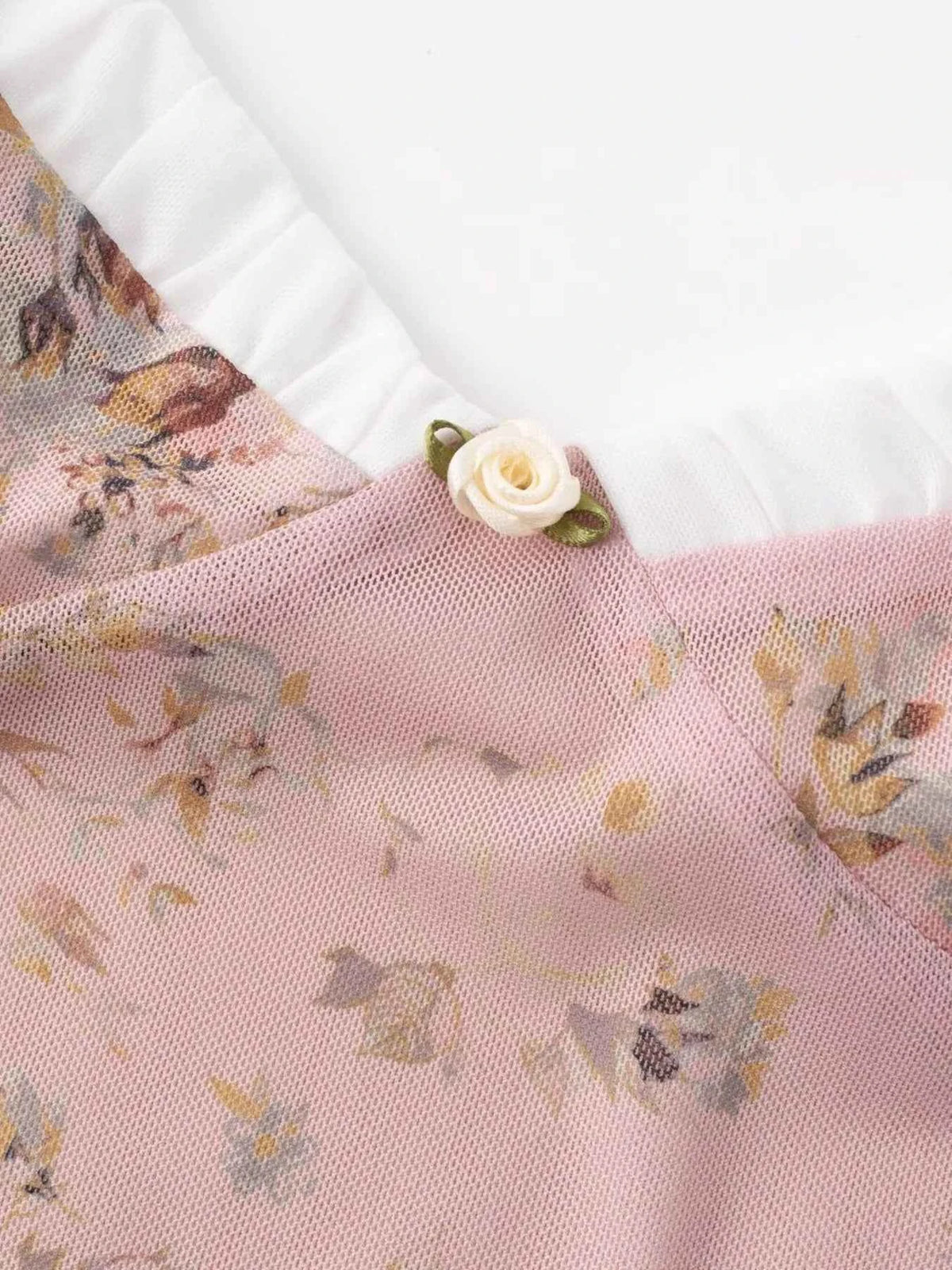 Floral Print Maxi Cami Dress with V-Neck