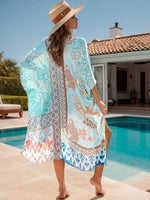 Printed Open Front Cover-Up for a perfect OOTD – dress to impress outfits from Amexza