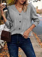 V-Neck Long Sleeve T-Shirt for a perfect OOTD – dress to impress outfits from Amexza