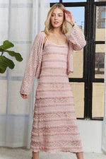 ADORA Lace Scoop Neck Midi Cami Dress for a perfect OOTD – dress to impress outfits from Amexza