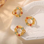 Titanium Steel Glass Bead Ring for a perfect OOTD – dress to impress outfits from Amexza