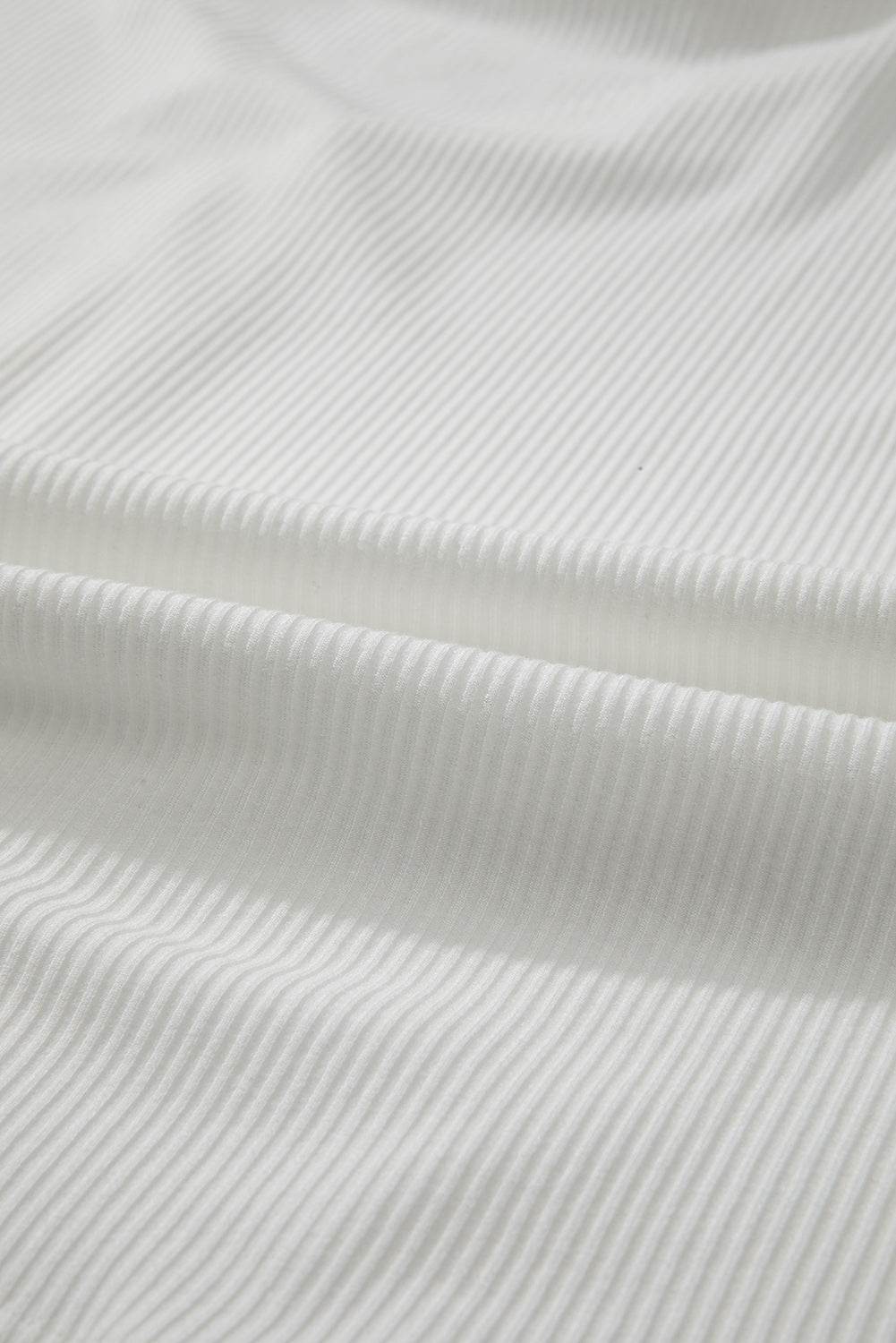 Lace Detail Drop Sleeve Ribbed Top for a perfect OOTD – dress to impress outfits from Amexza