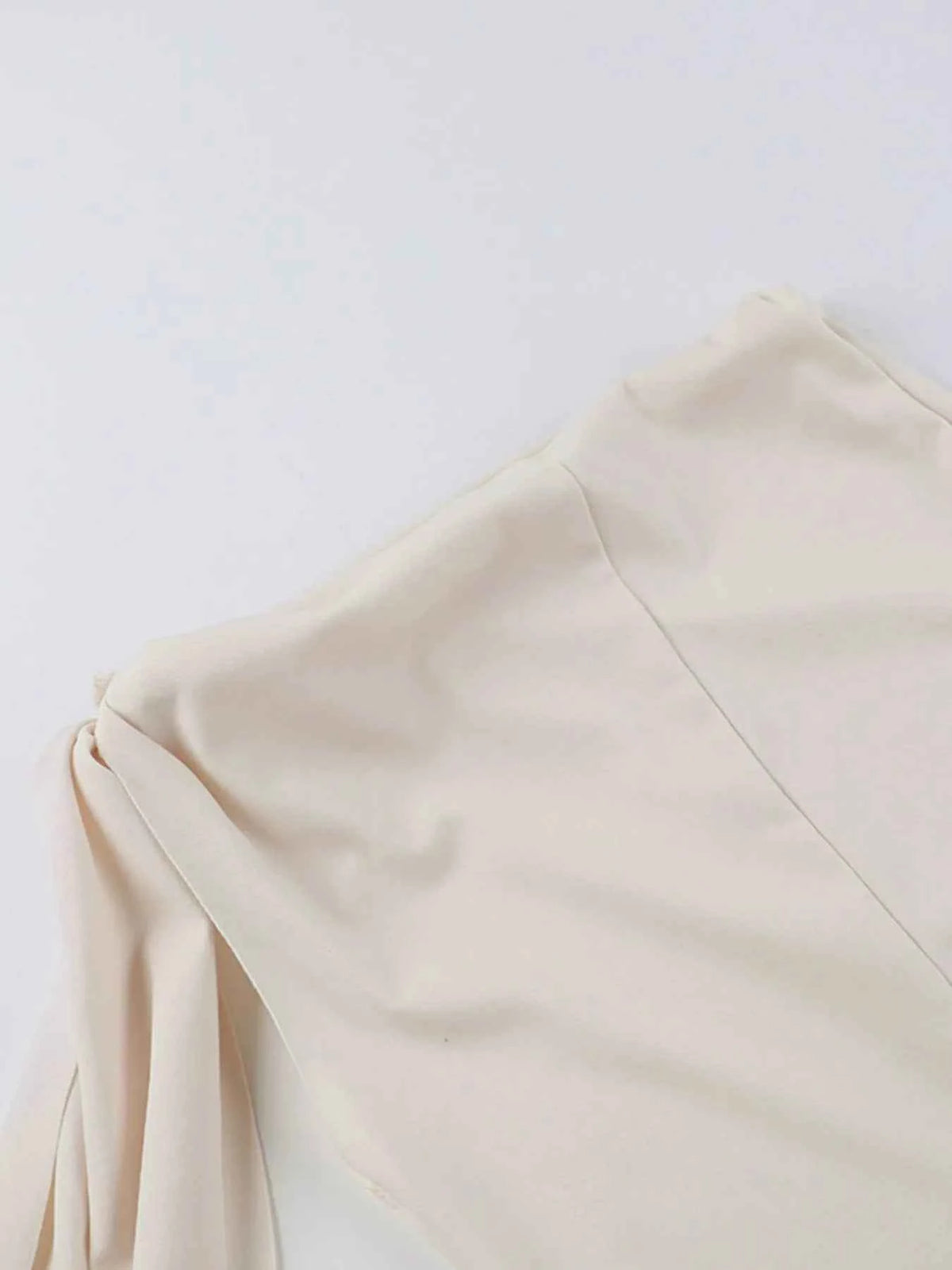 Asymmetrical Tied Sleeveless Maxi Dress