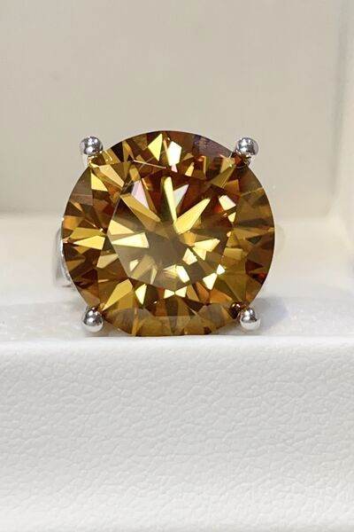 20 Carat Moissanite 925 Sterling Silver Ring for a perfect OOTD – dress to impress outfits from Amexza