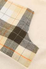 Drawstring Plaid Long Sleeve Hoodie for a perfect OOTD – dress to impress outfits from Amexza