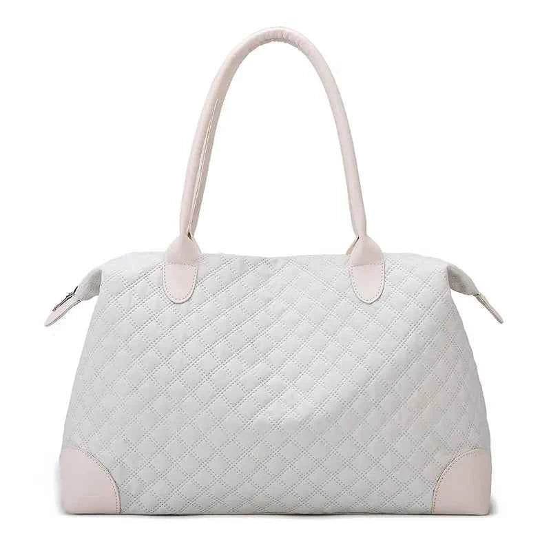 Large Oxford Travel Bag Beige One Size for a perfect OOTD – dress to impress outfits from Amexza