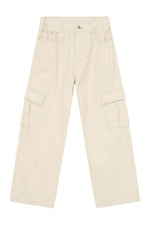 Hight Rise Wide Leg Cargo Pants Beige for a perfect OOTD – dress to impress outfits from Amexza