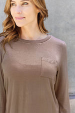 Basic Bae Full Size Round Neck Long Sleeve Top - Amexza