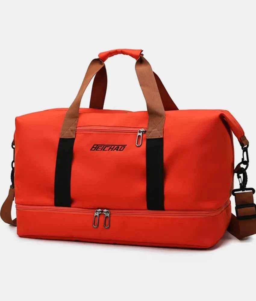 Oxford Cloth Oversize Travel Bag Orange One Size for a perfect OOTD – dress to impress outfits from Amexza