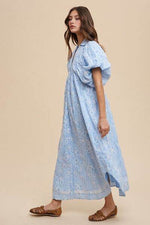 Annie Wear Floral Smock Detail Puff Sleeve Dress for a perfect OOTD – dress to impress outfits from Amexza