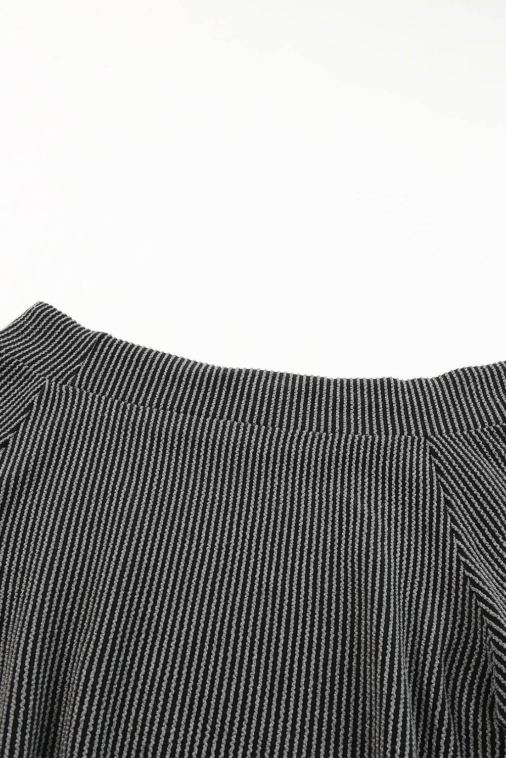 Off-Shoulder Long Sleeve Top - Amexza