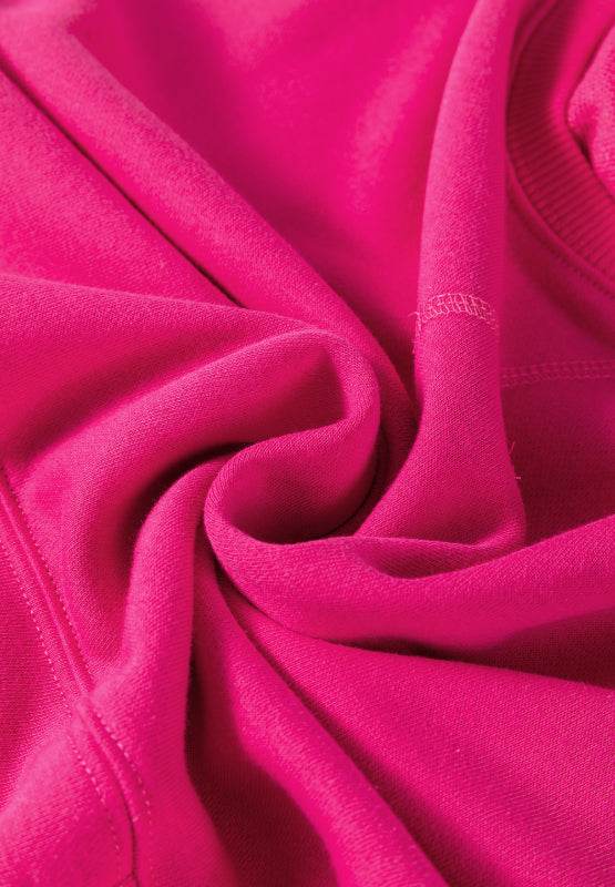 Solid Color Round Neck Long Sleeve Sweatshirt for a perfect OOTD – dress to impress outfits from Amexza