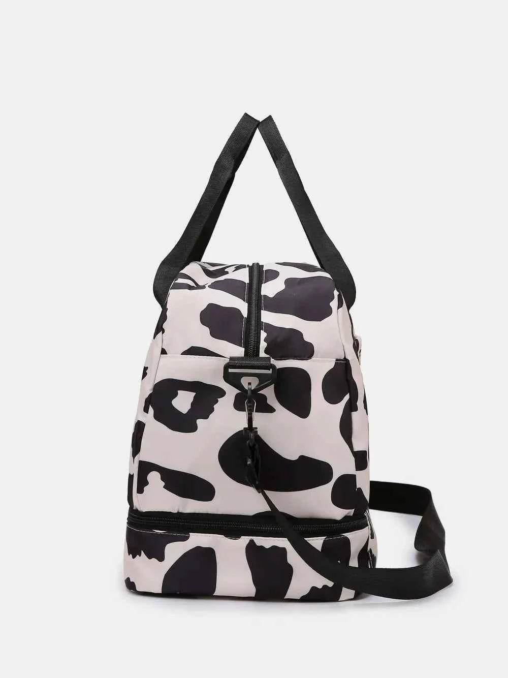 Oxford Cloth Leopard Travel Bag for a perfect OOTD – dress to impress outfits from Amexza