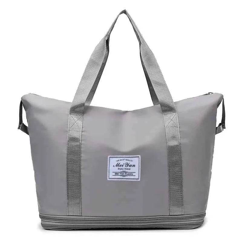 Oxford Cloth Travel Bag Gray One Size for a perfect OOTD – dress to impress outfits from Amexza