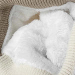 Color Block Knit Hat with Pom-pom for a perfect OOTD – dress to impress outfits from Amexza