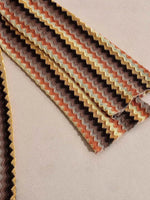 Contrast Striped Long Sleeve Maxi Dress