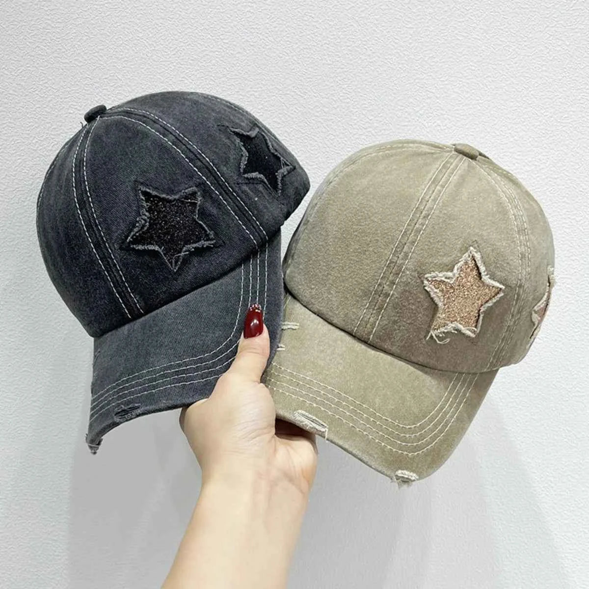 Star Adjustable Baseball Cap for a perfect OOTD – dress to impress outfits from Amexza