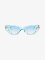 Polycarbonate Frame Cat-Eye Sunglasses Mint Blue One Size for a perfect OOTD – dress to impress outfits from Amexza
