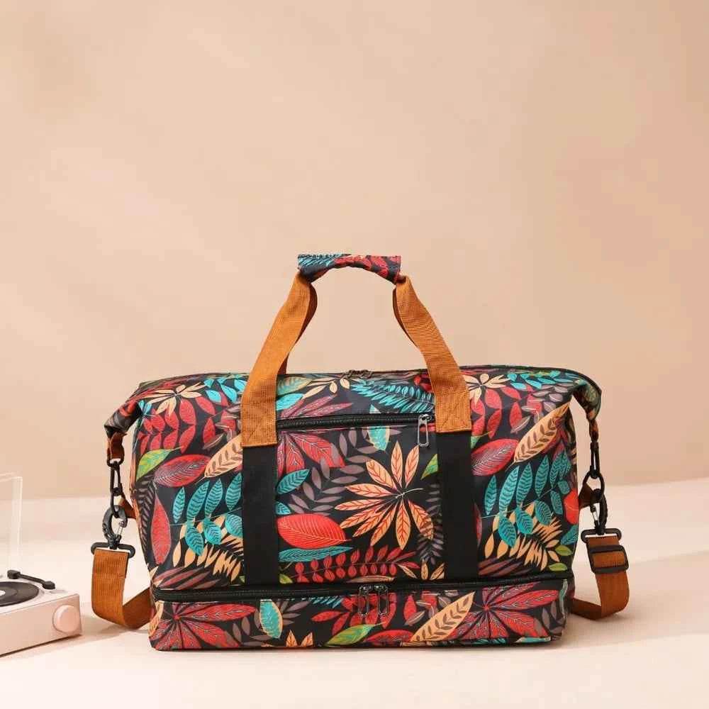 Canvas Printed Travel Bag for a perfect OOTD – dress to impress outfits from Amexza