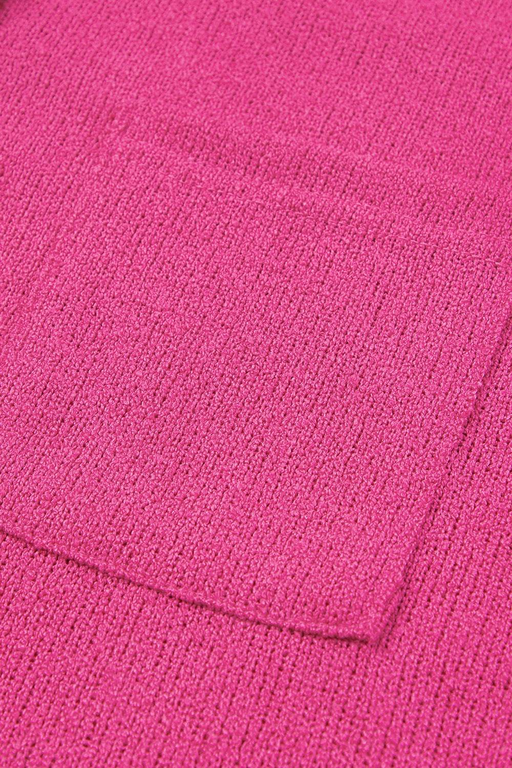 Exposed Seam Detail Henley Knit Hoodie for a perfect OOTD – dress to impress outfits from Amexza