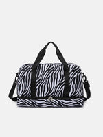 Oxford Cloth Leopard Travel Bag Zebra One Size for a perfect OOTD – dress to impress outfits from Amexza