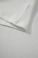 Lace Detail Drop Sleeve Ribbed Top for a perfect OOTD – dress to impress outfits from Amexza