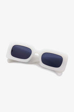 Polycarbonate Frame Rectangle Sunglasses Light Gray One Size for a perfect OOTD – dress to impress outfits from Amexza