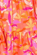 Tiered Printed Notched Mini Dress for a perfect OOTD – dress to impress outfits from Amexza