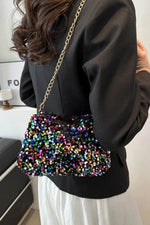 Sequin Removable Strap Shoulder Bag for a perfect OOTD – dress to impress outfits from Amexza