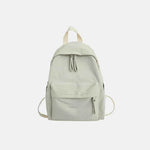 Zip Cotton Backpack Bag Ivory One Size for a perfect OOTD – dress to impress outfits from Amexza