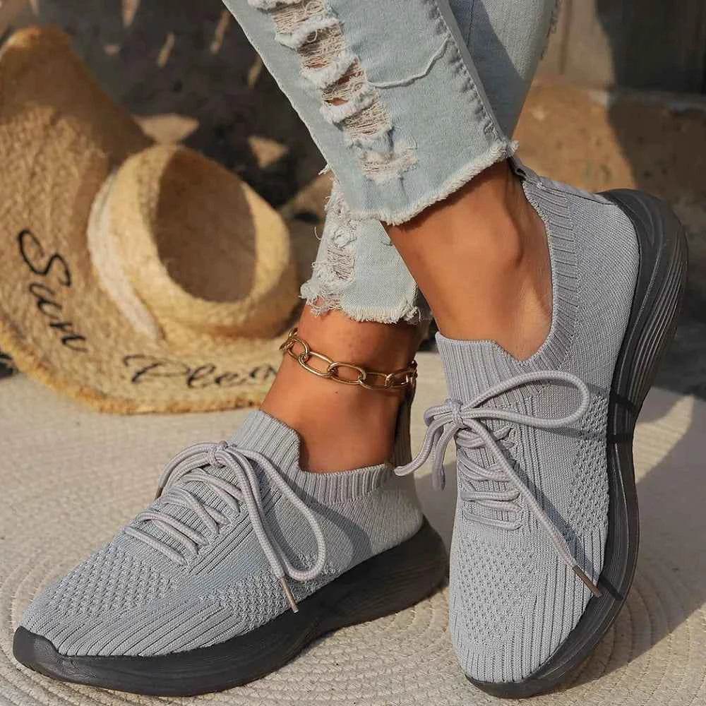 Lace Up Mesh Breathable Athletic for a perfect OOTD – dress to impress outfits from Amexza