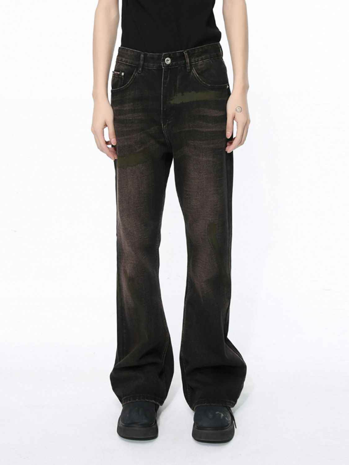 Men's Clean Fit Bootcut Jeans with Pockets for a perfect OOTD – dress to impress outfits from Amexza