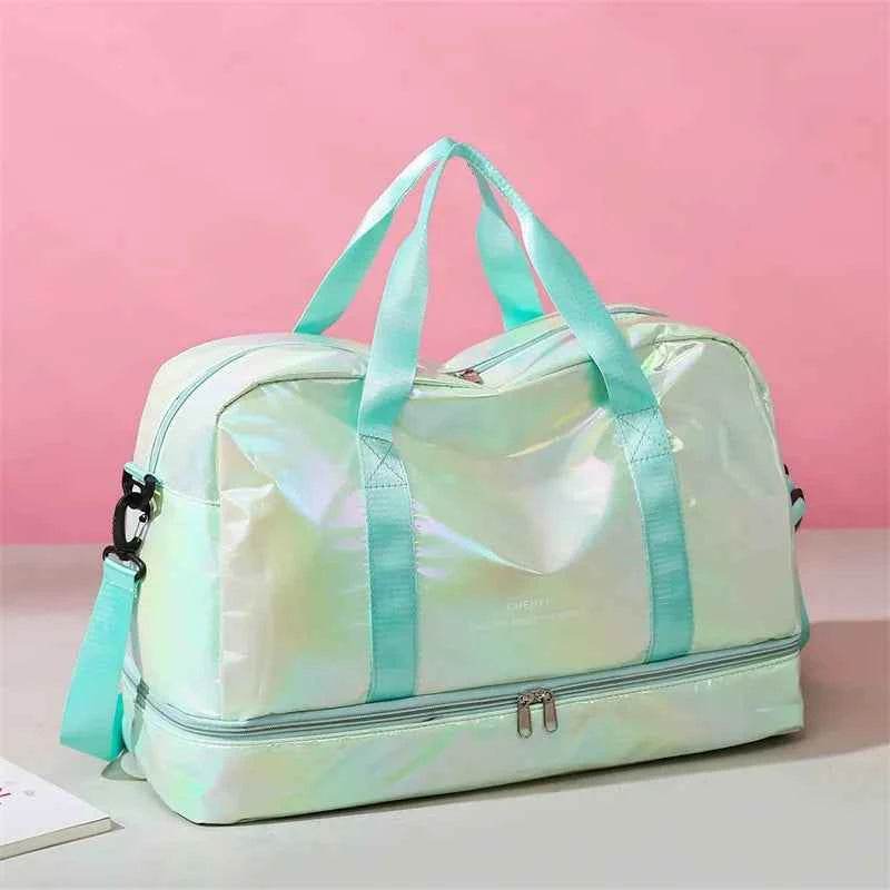 Detachable Strap Travel Bag Gum Leaf One Size for a perfect OOTD – dress to impress outfits from Amexza