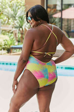 Marina West Swim High Tide One-Piece in Multi Palms for a perfect OOTD – dress to impress outfits from Amexza