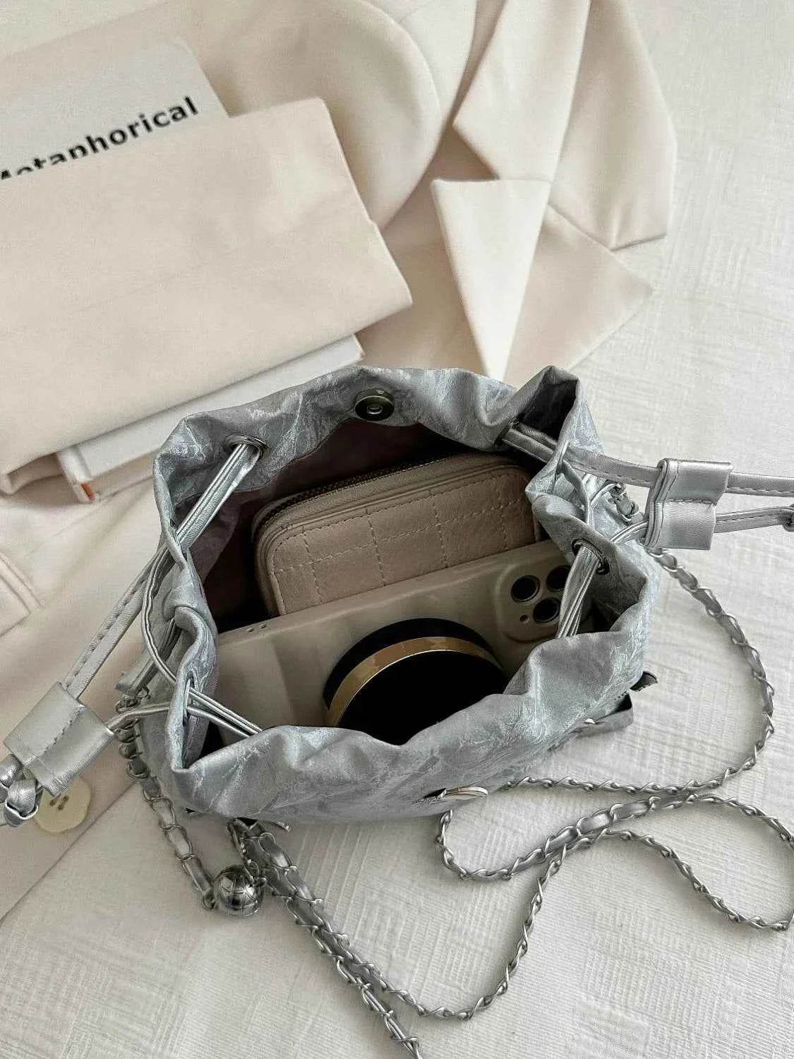 Butterfly Drawstring Bucket Bag for a perfect OOTD – dress to impress outfits from Amexza