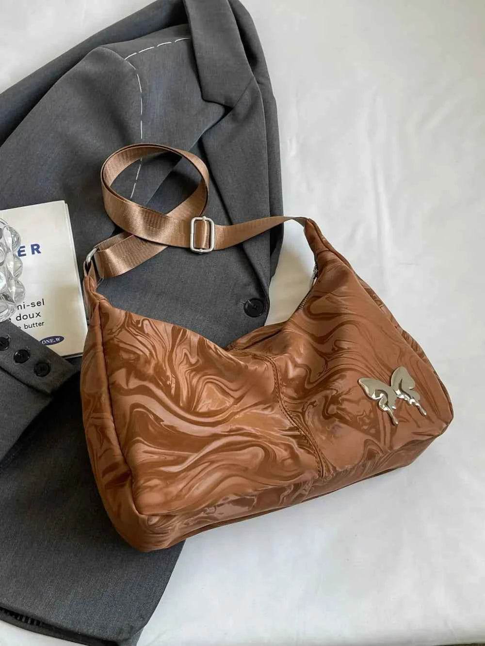 PU Leather Adjustable Strap Shoulder Bag for a perfect OOTD – dress to impress outfits from Amexza