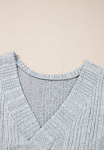 Crossover Backless Long Sleeve Knit Top for a perfect OOTD – dress to impress outfits from Amexza