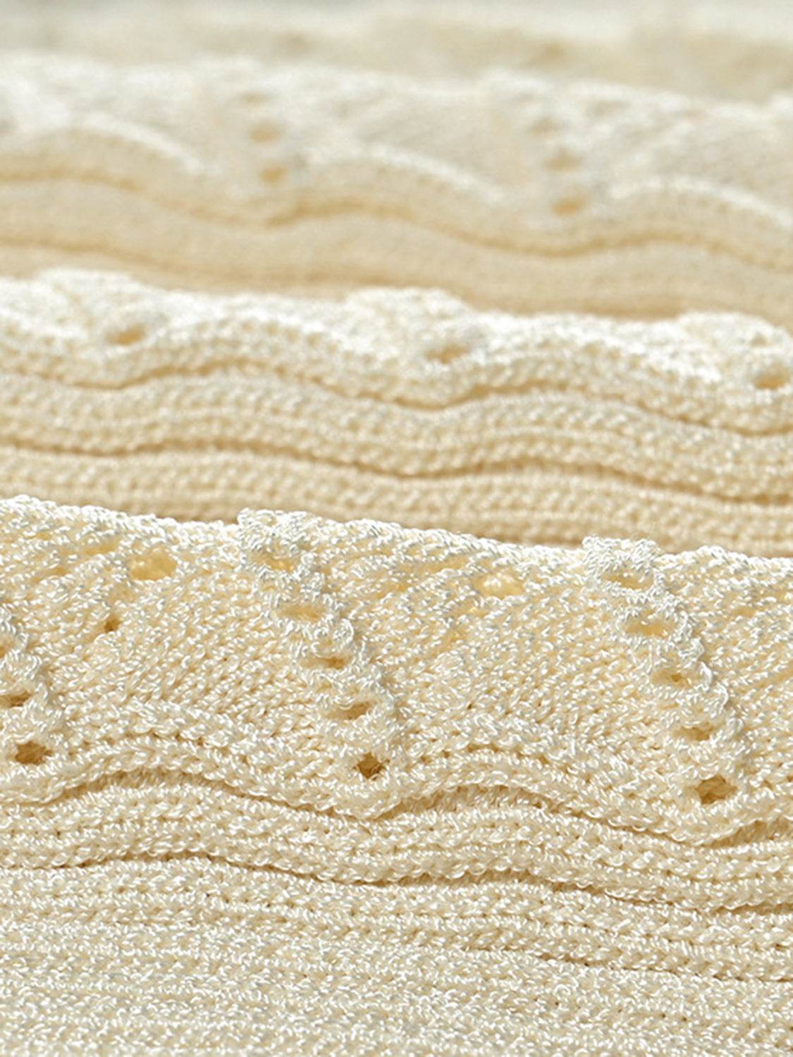 Openwork Round Neck Long Sleeve Sweater Dress for a perfect OOTD – dress to impress outfits from Amexza