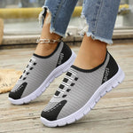 Breathable Mesh Round Toe Sneakers Black for a perfect OOTD – dress to impress outfits from Amexza