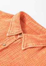 Pocketed Button Up Long Sleeve Shirt Dress for a perfect OOTD – dress to impress outfits from Amexza