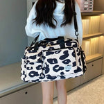 Oxford Cloth Animal Print Travel Bag for a perfect OOTD – dress to impress outfits from Amexza