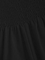 Smocked Tied Front Cami Dress