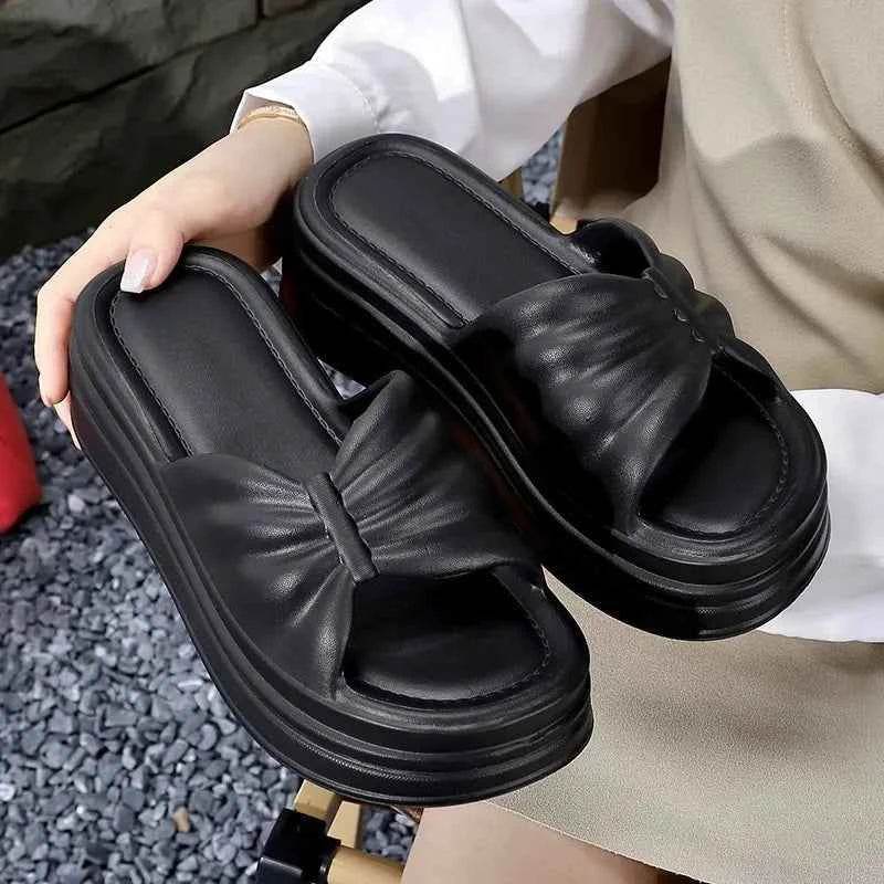 Open Toe Platform Slippers for a perfect OOTD – dress to impress outfits from Amexza