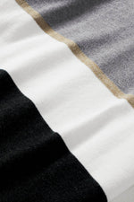 Color Block V Neck Long Sleeve Sweater for a perfect OOTD – dress to impress outfits from Amexza